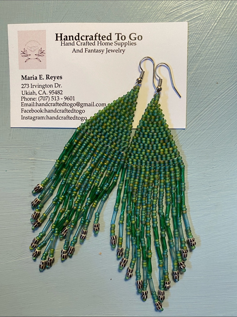 Handcrafted Fabulous Beaded Earrings